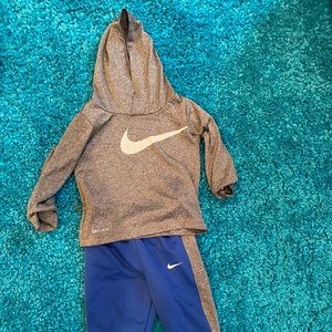Hooded nike set